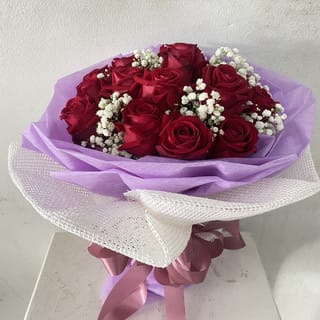 ช่อกุหลาบแดง 11 ดอก
