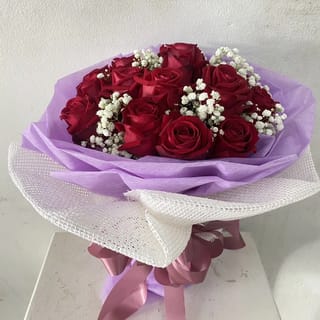 ช่อกุหลาบแดง 11 ดอก